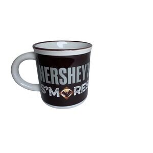 Hershey's S'mores Coffee Mug Galerie Brown White Ceramic‎ Tea Cup 3.75 Inch